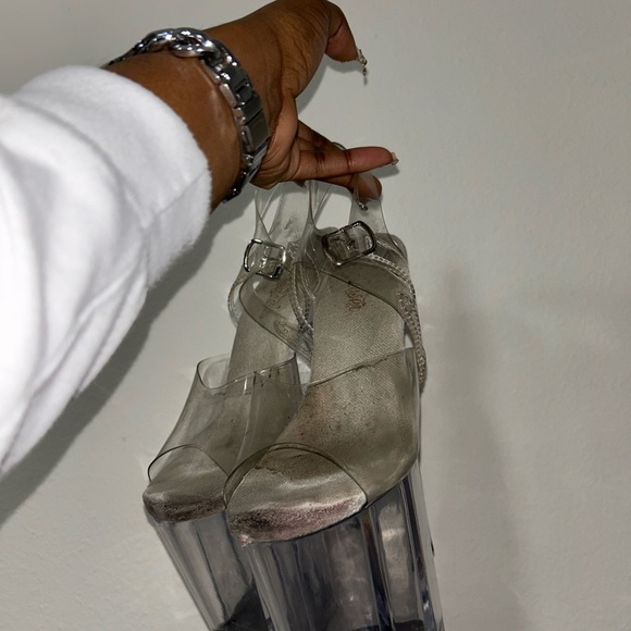 Heavily Used Pleaser Heels Sz 7 - Picture 12 of 13